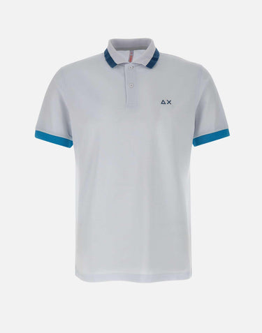 Polo "Big stripes on collar" A35112 01 SUN68 