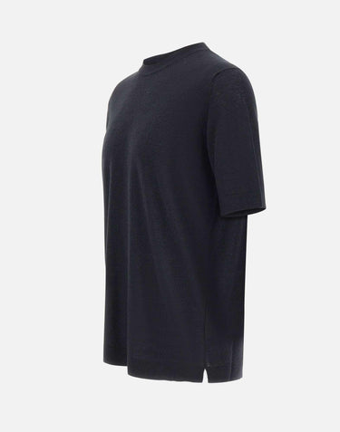 T-shirt in misto lino e cotone TS0MC LC14R990 FILIPPO DE LAURENTIIS 