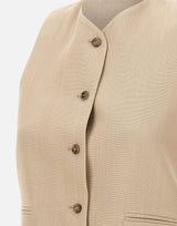 Gilet "Paco" PACO BEIGE LOULOU DE SAISON 