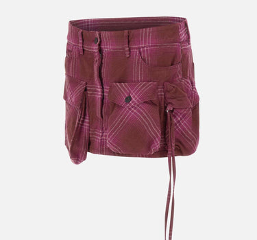 Mini skirt in cotone e lana 251WCR00136 CCC115AA114 THE ATTICO 