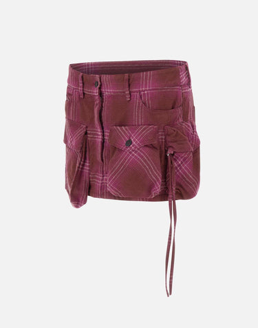 Mini skirt in cotone e lana 251WCR00136 CCC115AA114 THE ATTICO 