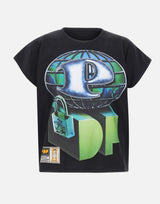 T-shirt "Skinny Barti PDF World" DFM54033TJ112WORLD BLACK PDF 