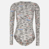 Body con stampa logo S52NA0078 M20183001S MM6 MAISON MARGIELA 