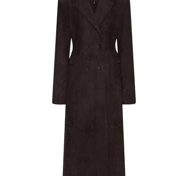 Cappotto lungo in pelle scamosciata 116503 1111 ROTATE BIRGER CHRISTENSEN 
