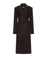 Cappotto lungo in pelle scamosciata 116503 1111 ROTATE BIRGER CHRISTENSEN 