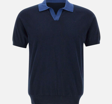 Polo  in maglia di cotone organico 57165 18045598 GRAN SASSO 