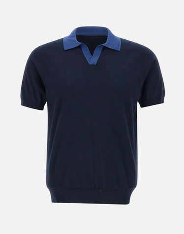Polo  in maglia di cotone organico 57165 18045598 GRAN SASSO 