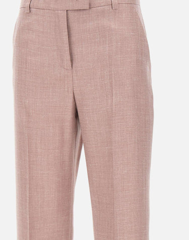 Pantaloni  in lino, lana e seta K85PANG03 TES0K066161 ELEVENTY 