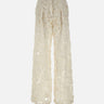 Pantalone "Floral Embroidery" RP16553 CREAM NISSA 