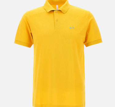 "Print under collar polo shirt" A35115 23 SUN68 