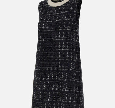 Abito corto in misto cotone MF5057MA25R P9017 LIU-JO 