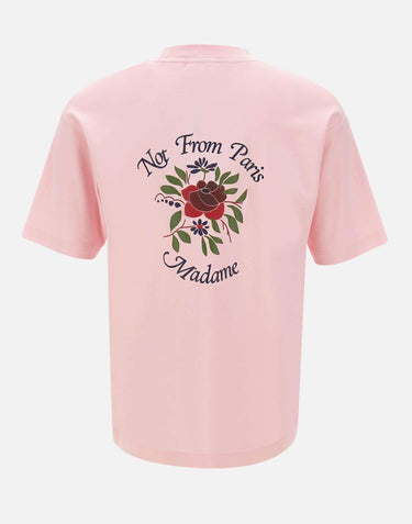 T-shirt "Slogan rose" TS210 CO002LPI DROLE DE MONSIEUR 