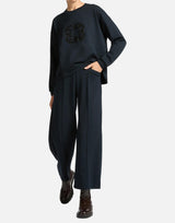 Pantaloni cropped in scuba leggero P053Z000124N 034 ELENA MIRO' 