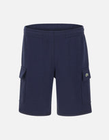 Shorts cargo in cotone felpato GH9743 166 LACOSTE 