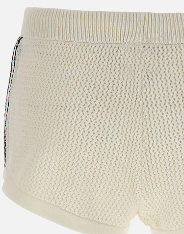 Shorts a maglia uncinetto KC6477 WHITE ADIDAS 