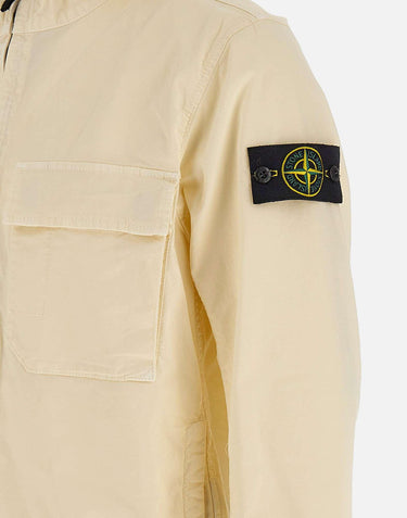 Giacca in twill di cotone stretch 4100077S0A10 V0093 STONE ISLAND 