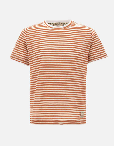 T-shirt "Coast" in cotone e lino COASTVR0325 PAPRIKA BOB 