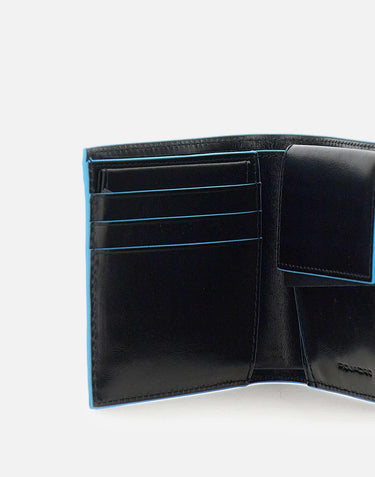 Portafoglio "Blue Square Special" in pelle PU4188B2R N PIQUADRO 