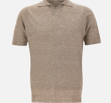 Polo in misto lino PL1MCSK LC14R921 FILIPPO DE LAURENTIIS 