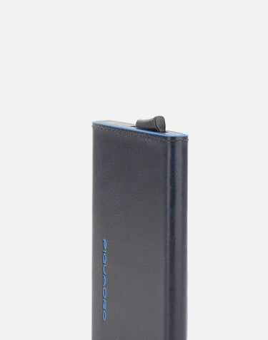 Portacarte di credito con sliding system PP6514B2BLR BLU2 PIQUADRO 
