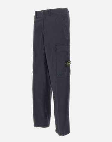Pantalone in tela di cotone stretch "Paracadute" 3100043S0003 V0020 STONE ISLAND 