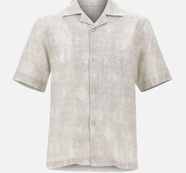 Camicia in misto lino e cotone M75CAMK09 TES0M1250002 ELEVENTY 
