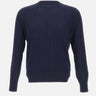 Maglia girocollo a trecce 30000106 038 KANGRA 