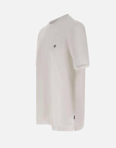 T-shirt con monogramma Double B 50555844 100 BOSS 