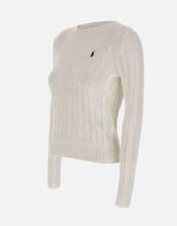 Maglia a girocollo in cotone a trecce 211971869 007 POLO RALPH LAUREN 