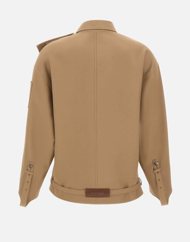 Giacca trench corta 226CBL358CO0134 1156 COURREGES 