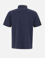 Polo in modal e cotone DK87111 BLU DIKTAT 