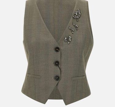 Gilet con cristalli "Cantico" 2523156031200 002 MARELLA 