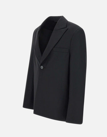 Blazer in  lana "Seydou "<BR/> MFW24SEYDOUBLA BLACK SEFR 