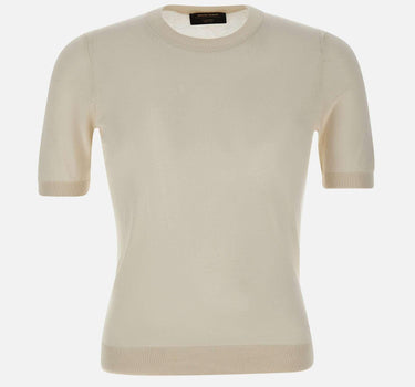 Maglia in seta a maniche corte 43112 23503005 GRAN SASSO 