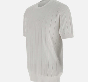 T-shirt in cotone e viscosa 102421 001 KANGRA 