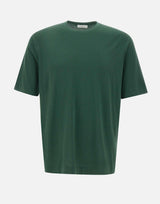 T-shirt girocollo in cotone DK17038 VERDE DIKTAT 