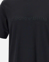 T-shirt in cotone e lyocell EM001070 AF13747UC001 EMPORIO ARMANI 