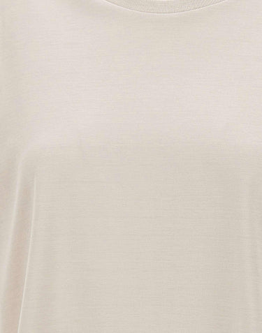 T-shirt in misto seta e cotone JG000325D 521371985 HERNO 