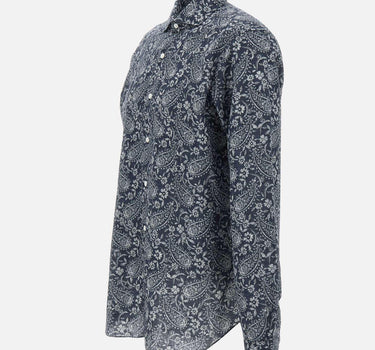 Camicia con stampa paisley LIU02P0154055U 0001 BARBA 