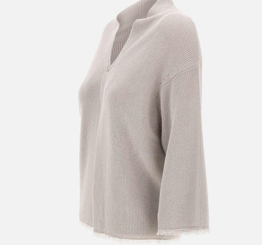 Cardigan con frange 151004 154 KANGRA 