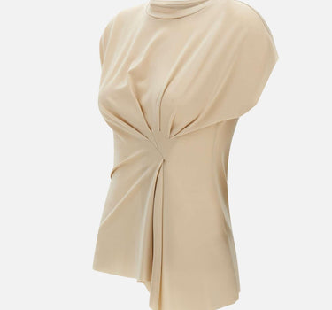 Blusa  in crepe QP1MA019 0035 KAOS 