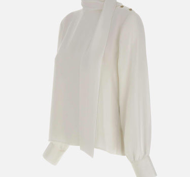 Blusa con sciarpa MF5281T4241 10701 LIU-JO 