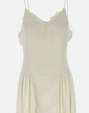 "Satin lace midi dress" 113949 857 ROTATE BIRGER CHRISTENSEN 