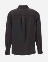 Camicia in lana vergine 1326WSH007474F DKGREY VICTORIA BECKHAM 