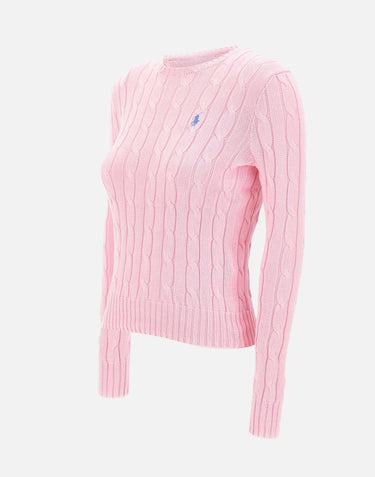Maglia a girocollo in cotone a trecce 211971869 010 POLO RALPH LAUREN 