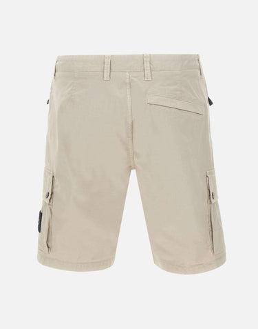 Bermuda in twill di cotone biologico stretch L100019S0A10 V0061 STONE ISLAND 