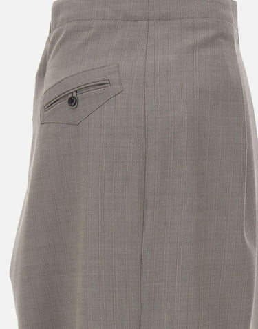 Gonna midi sartoriale 1226WSK007224B NICKEL VICTORIA BECKHAM 
