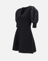 Abito in maglia con maniche a palloncino MF5446MA96E 22222 LIU-JO 