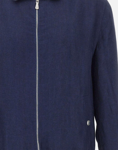 Giacca full zip in lino M75GBTM40 TES0M12311 ELEVENTY 