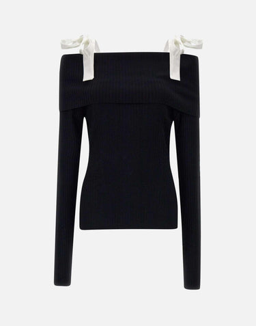 Maglia "Off shoulder strap" 113540 100 ROTATE BIRGER CHRISTENSEN 